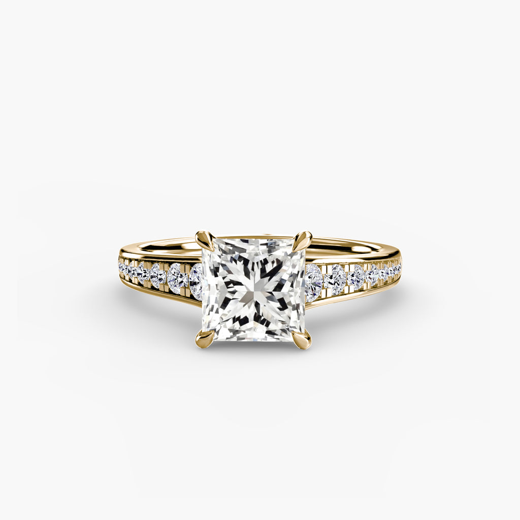 Channel-Set Solitaire Engagement Ring – The Madeleine