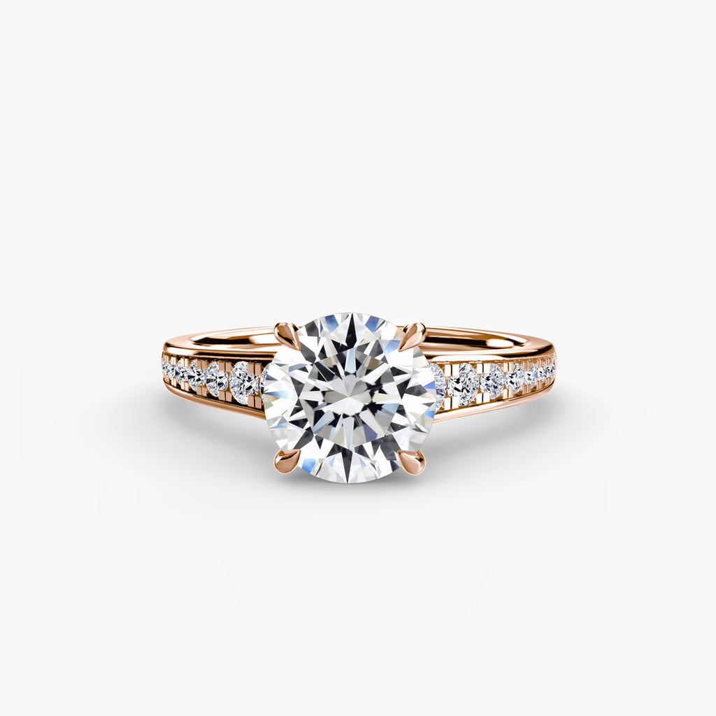 Channel-Set Solitaire Engagement Ring – The Madeleine