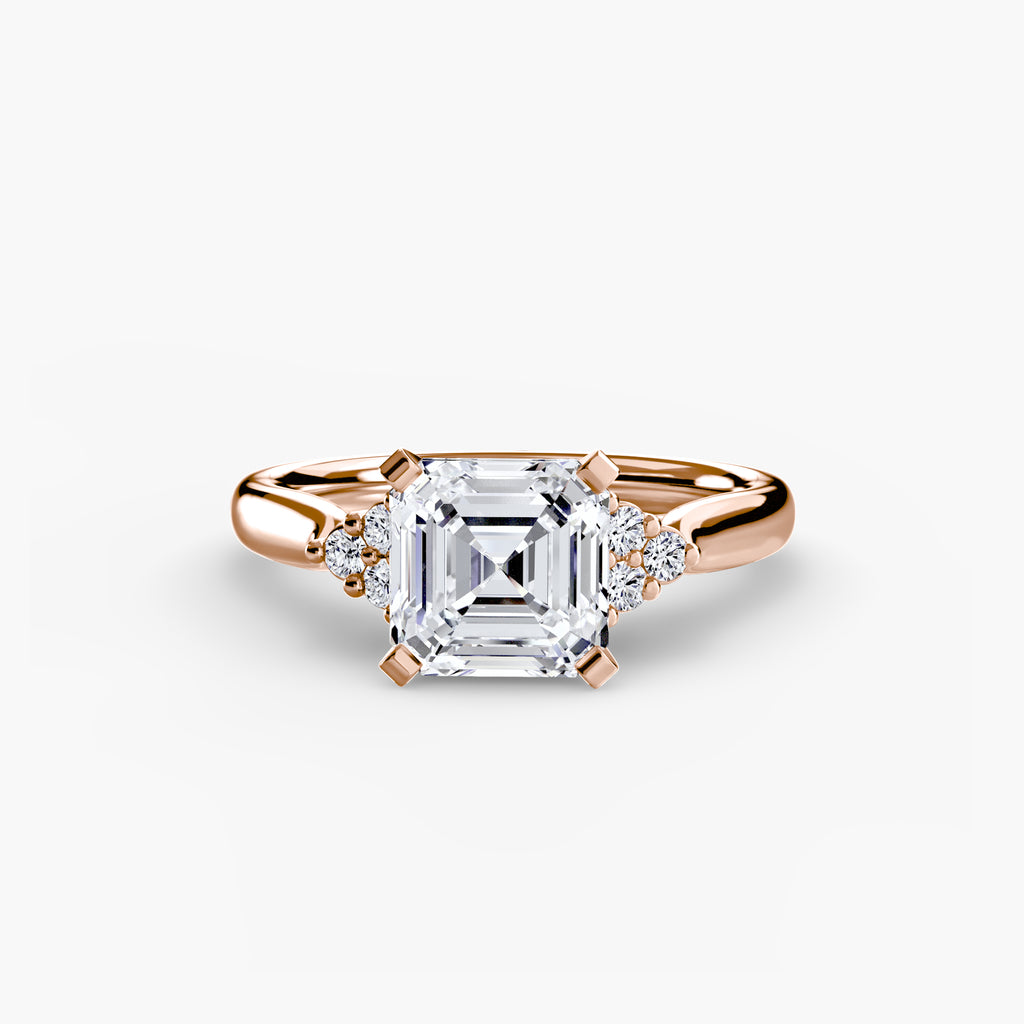Diamond Accent Solitaire Engagement Ring – The Rosalie
