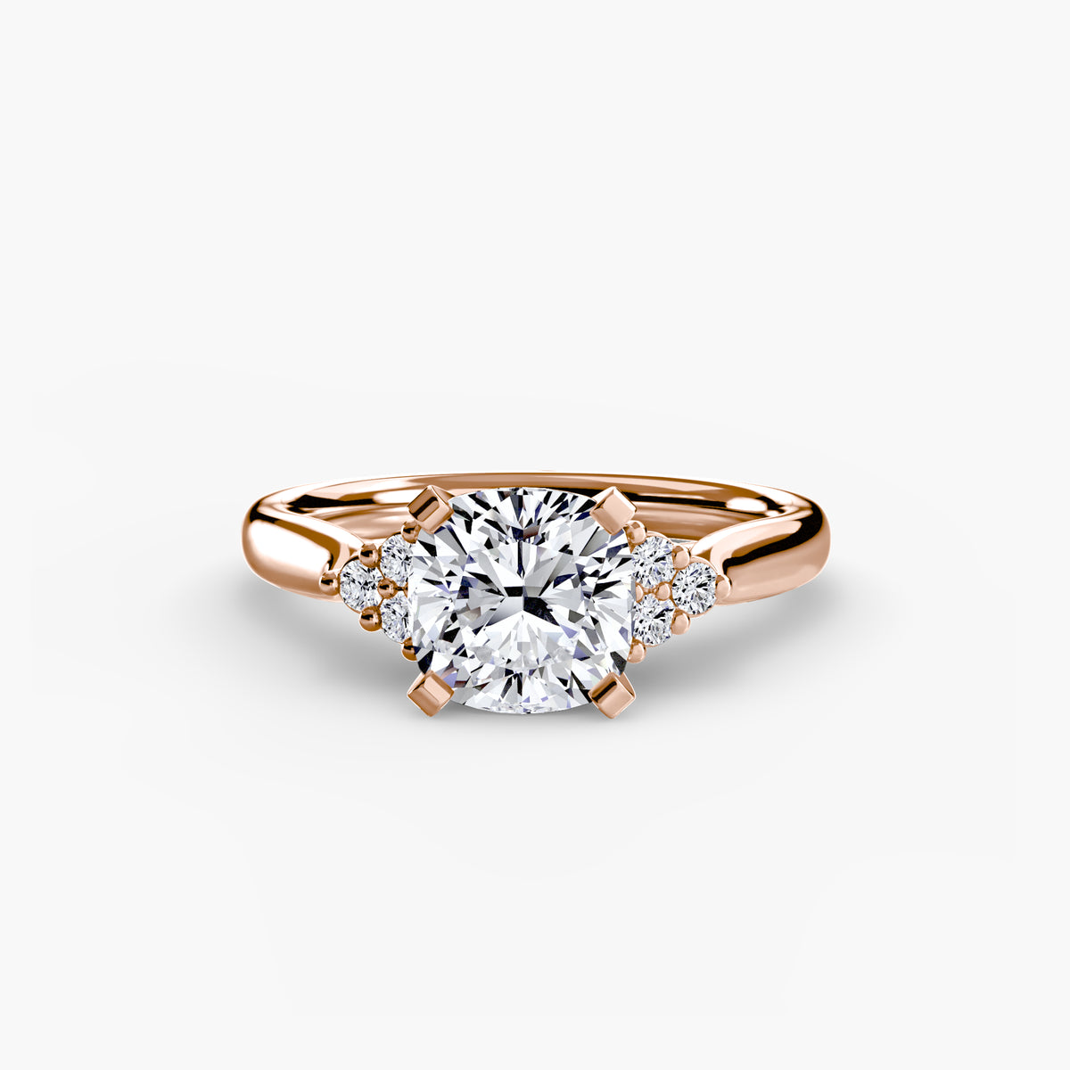 Diamond Accent Solitaire Engagement Ring – The Rosalie