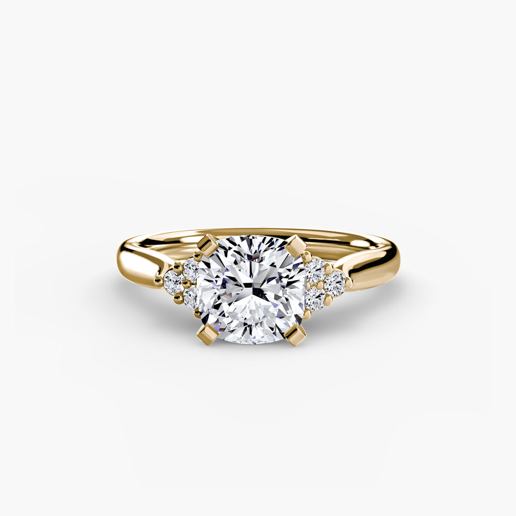 Diamond Accent Solitaire Engagement Ring – The Rosalie