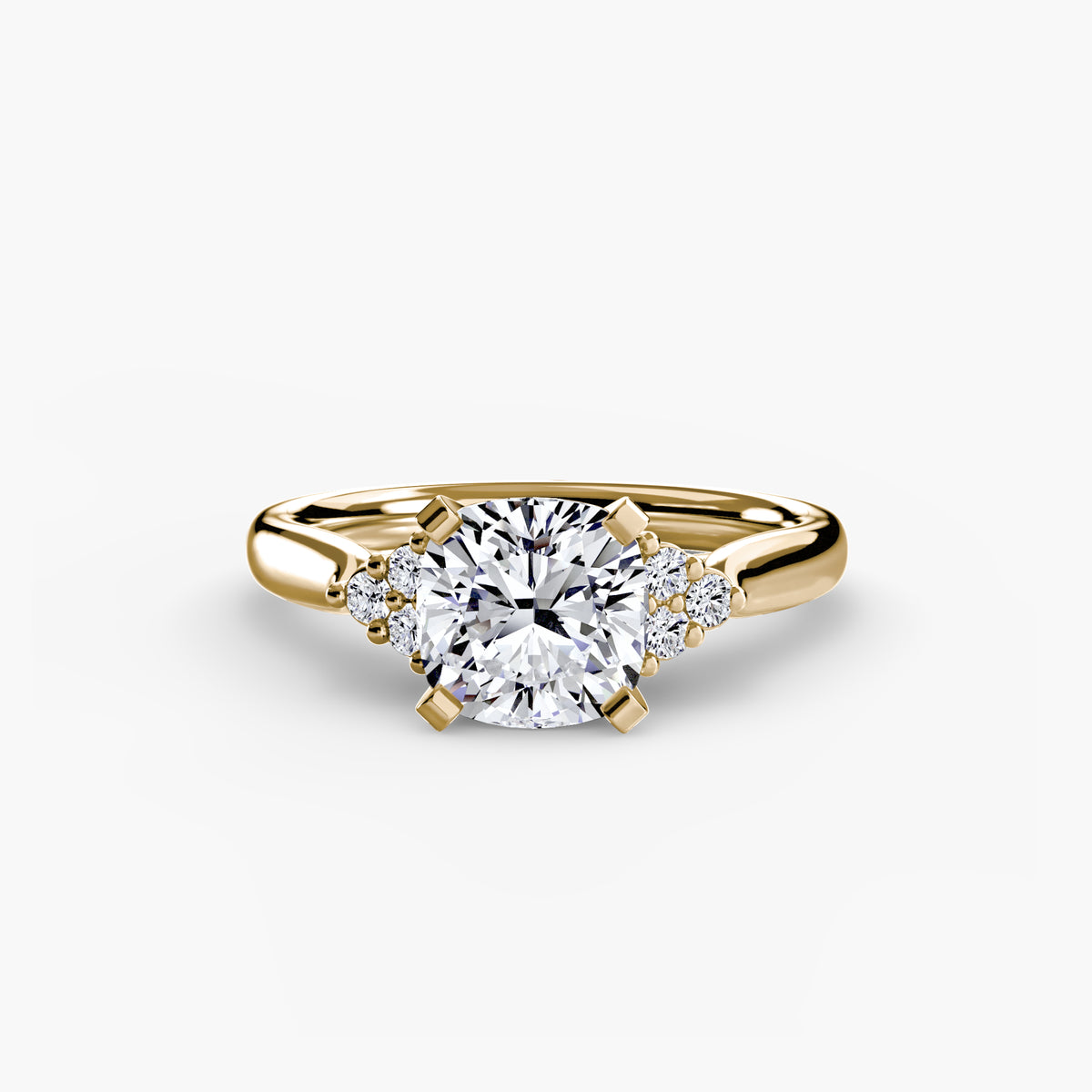 Diamond Accent Solitaire Engagement Ring – The Rosalie