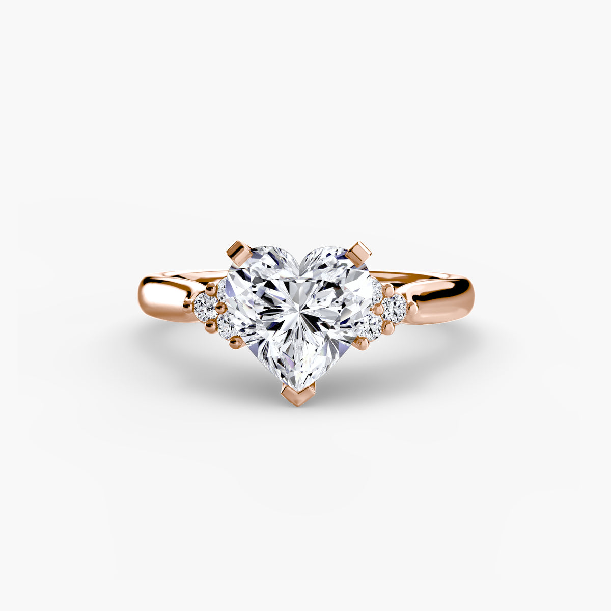 Diamond Accent Solitaire Engagement Ring – The Rosalie