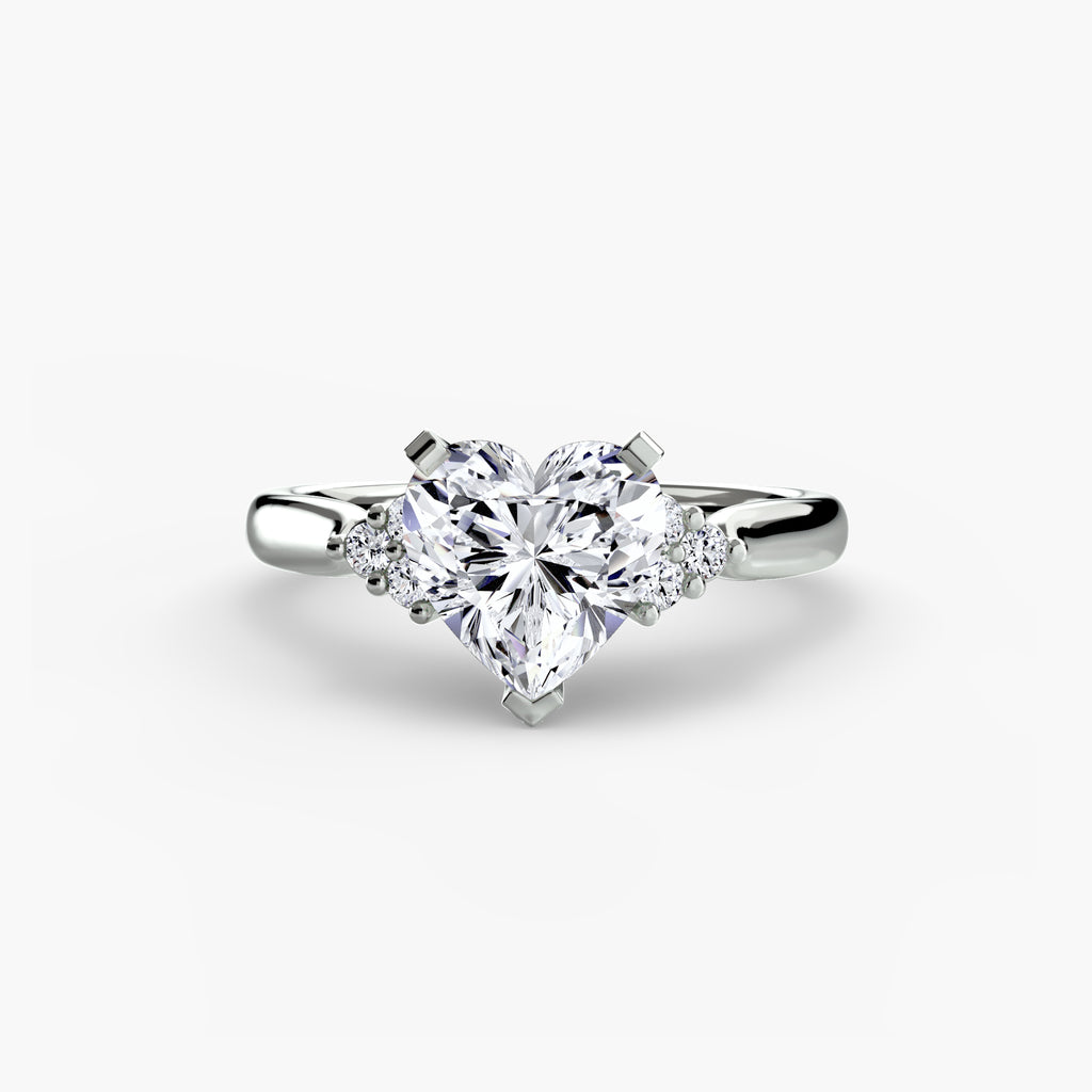 Diamond Accent Solitaire Engagement Ring – The Rosalie