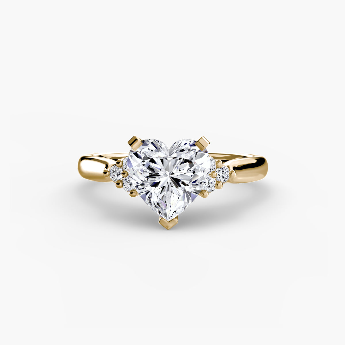 Diamond Accent Solitaire Engagement Ring – The Rosalie