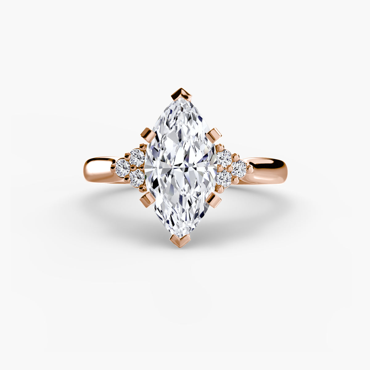 Diamond Accent Solitaire Engagement Ring – The Rosalie