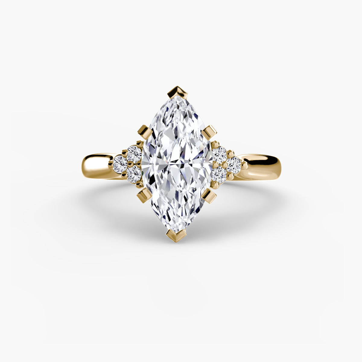 Diamond Accent Solitaire Engagement Ring – The Rosalie