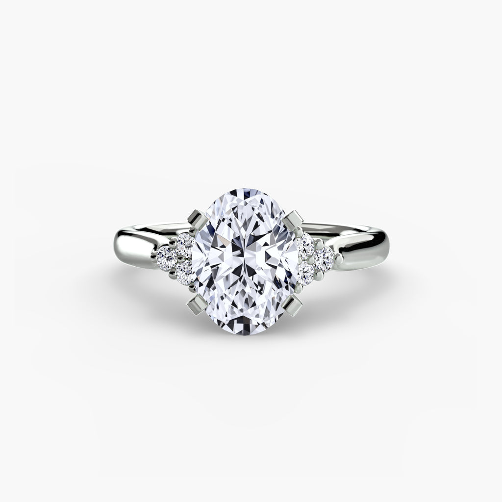 Diamond Accent Solitaire Engagement Ring – The Rosalie