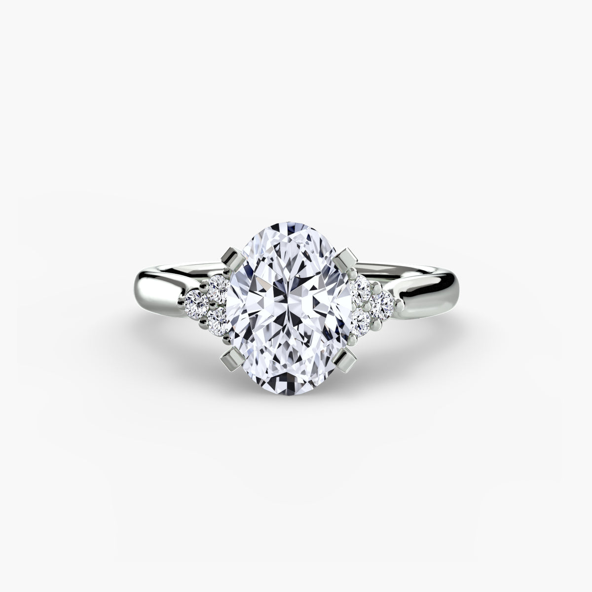 Diamond Accent Solitaire Engagement Ring – The Rosalie