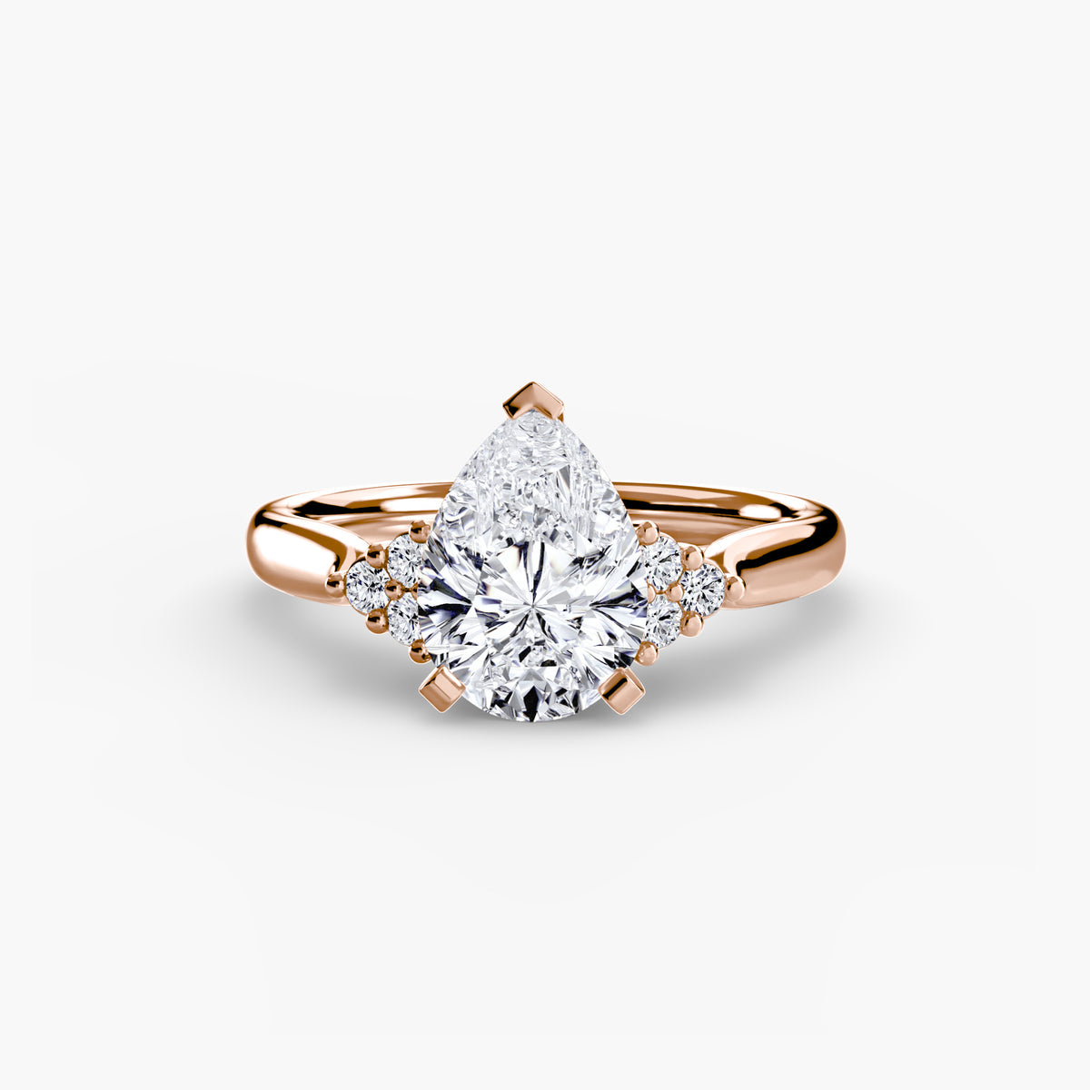 Diamond Accent Solitaire Engagement Ring – The Rosalie