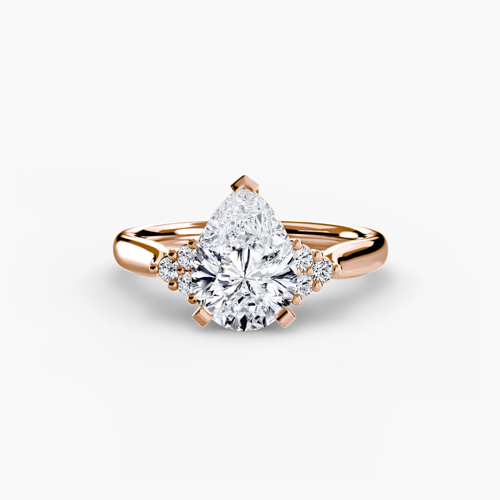 Diamond Accent Solitaire Engagement Ring – The Rosalie