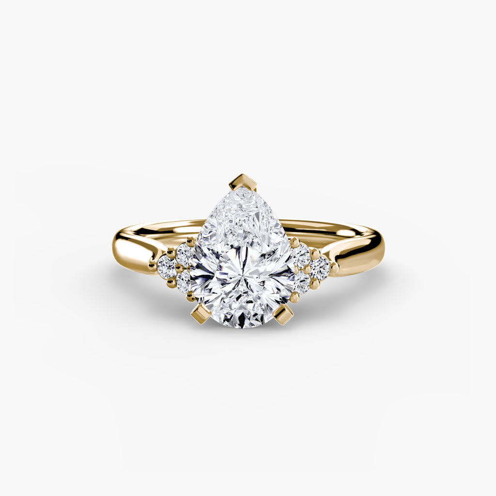 Diamond Accent Solitaire Engagement Ring – The Rosalie