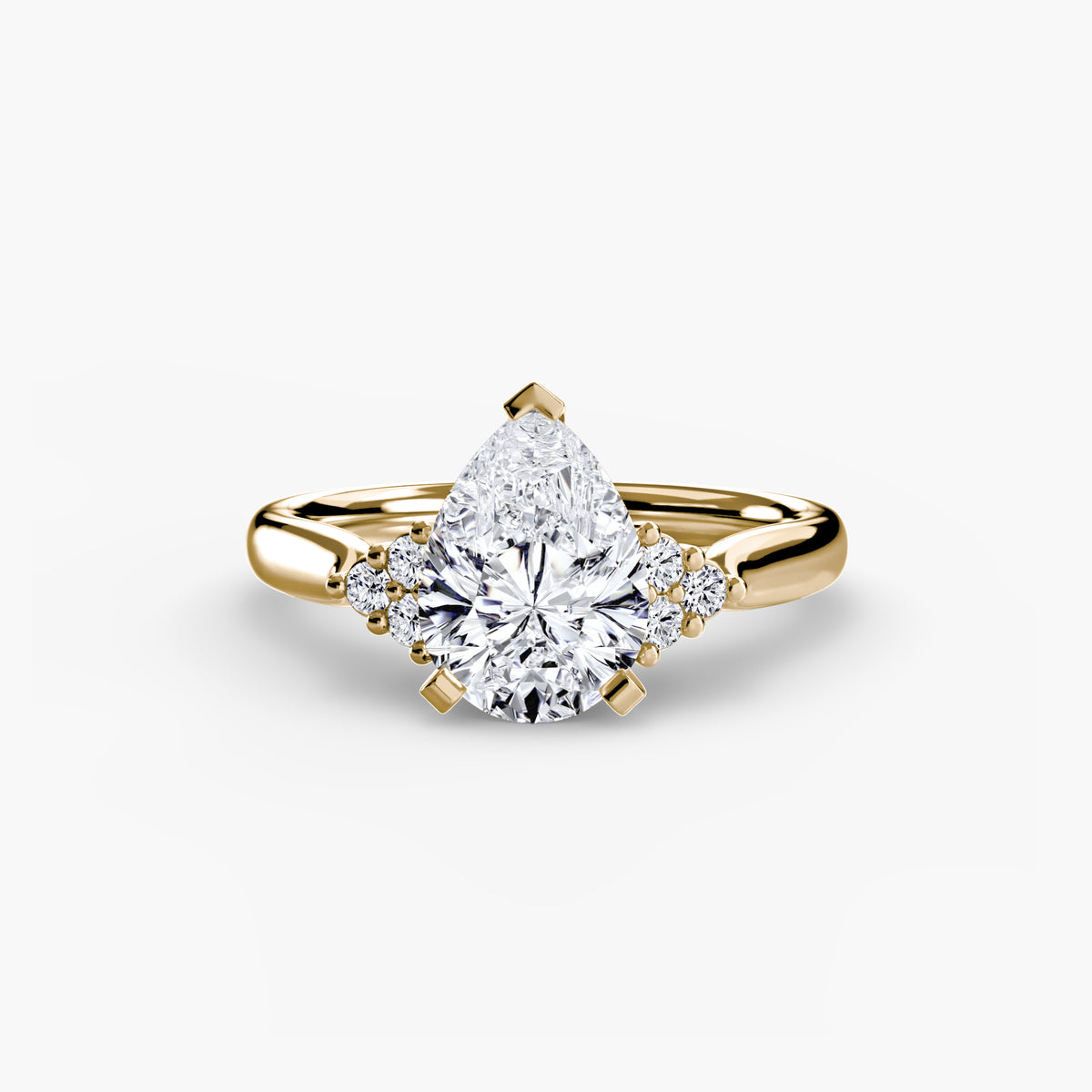 Diamond Accent Solitaire Engagement Ring – The Rosalie