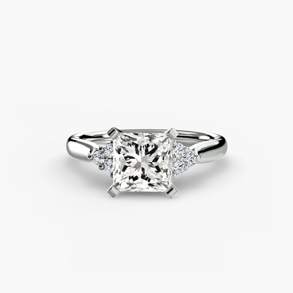 Diamond Accent Solitaire Engagement Ring – The Rosalie