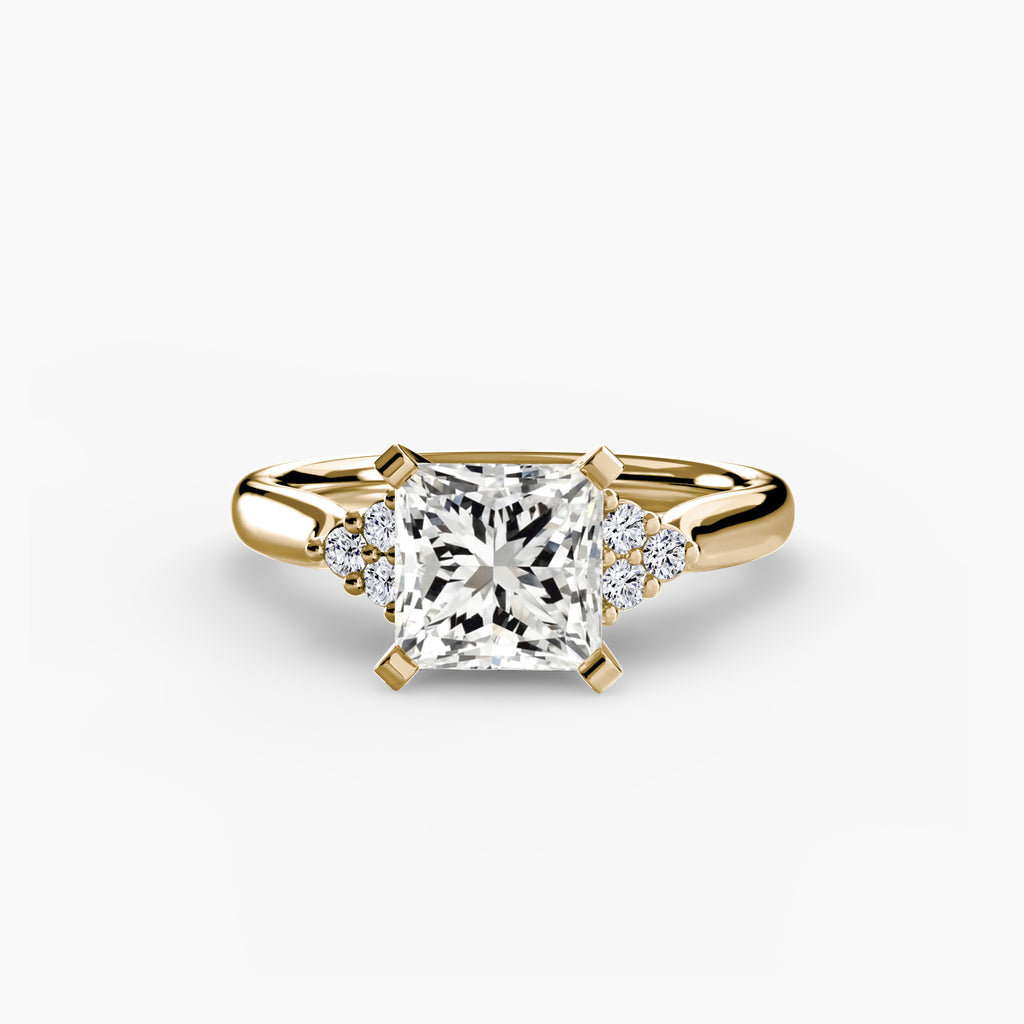 Diamond Accent Solitaire Engagement Ring – The Rosalie