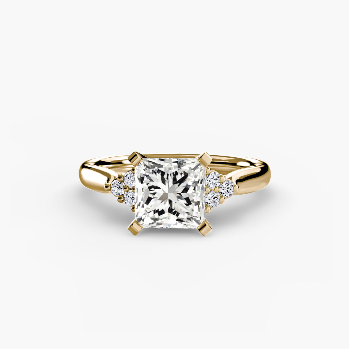 Diamond Accent Solitaire Engagement Ring – The Rosalie