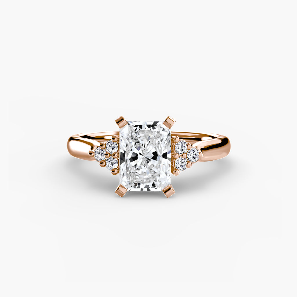 Diamond Accent Solitaire Engagement Ring – The Rosalie