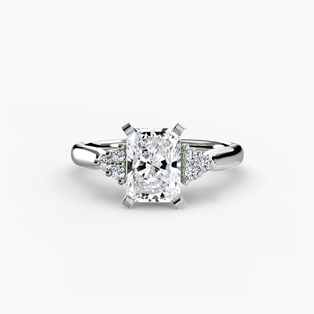 Diamond Accent Solitaire Engagement Ring – The Rosalie