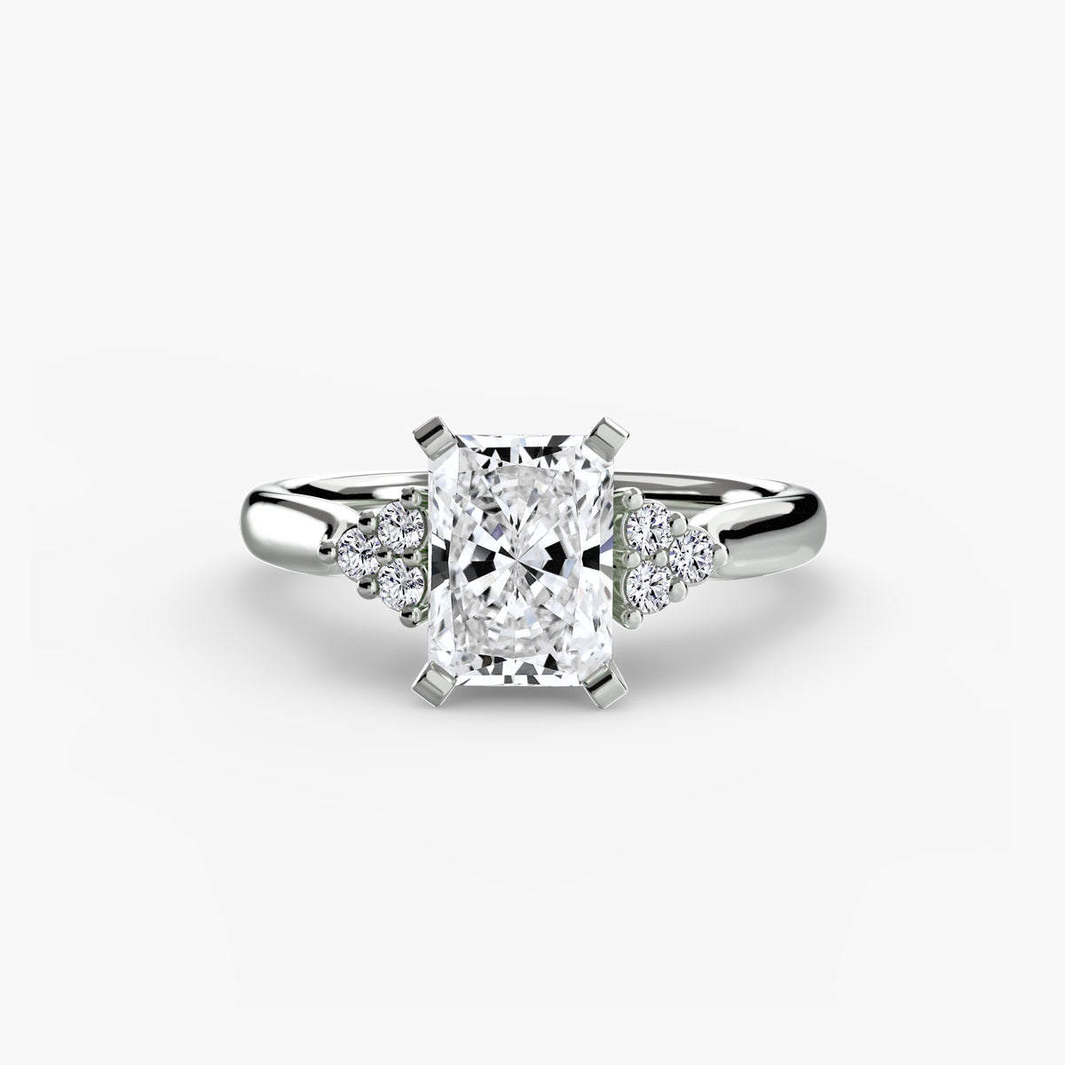 Diamond Accent Solitaire Engagement Ring – The Rosalie