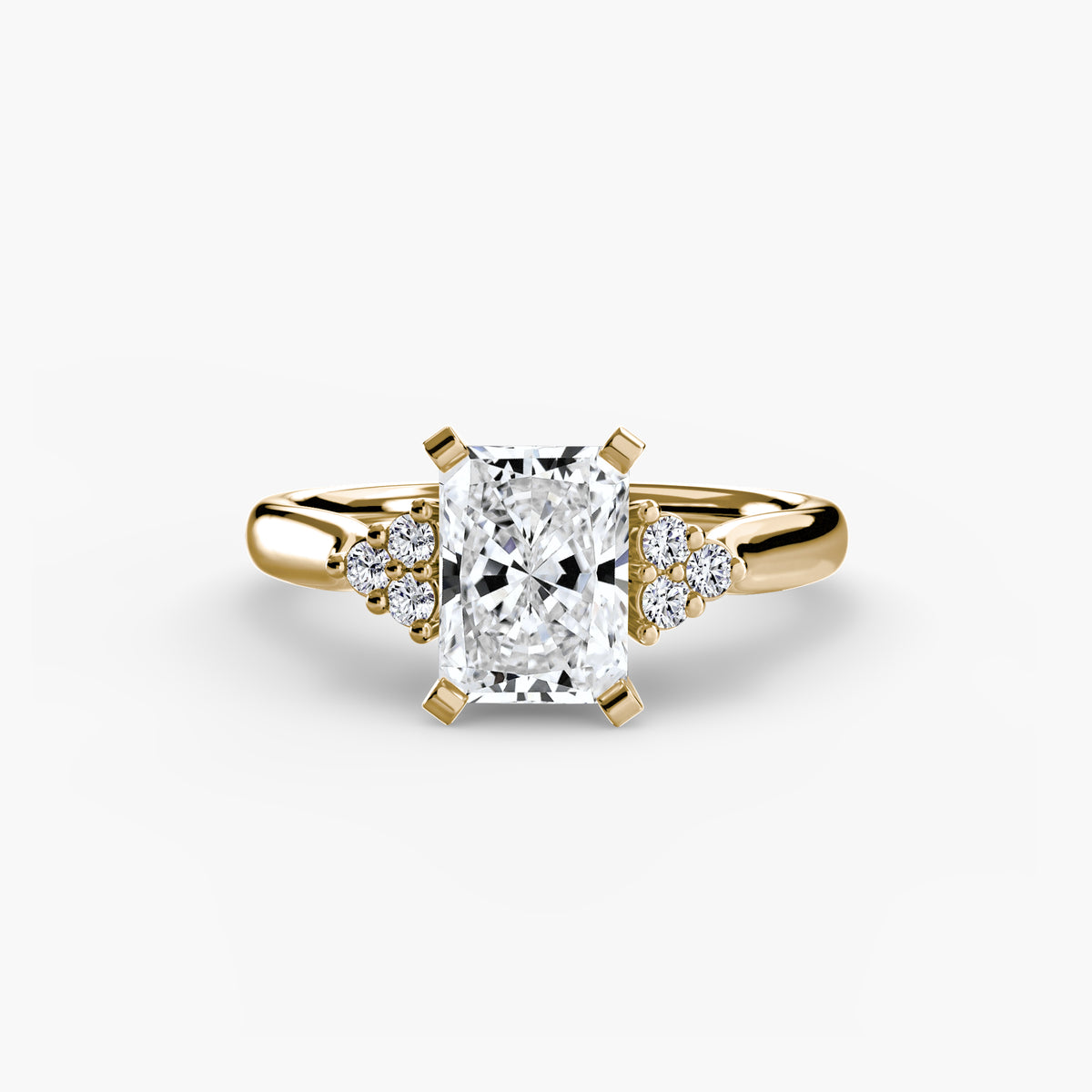 Diamond Accent Solitaire Engagement Ring – The Rosalie