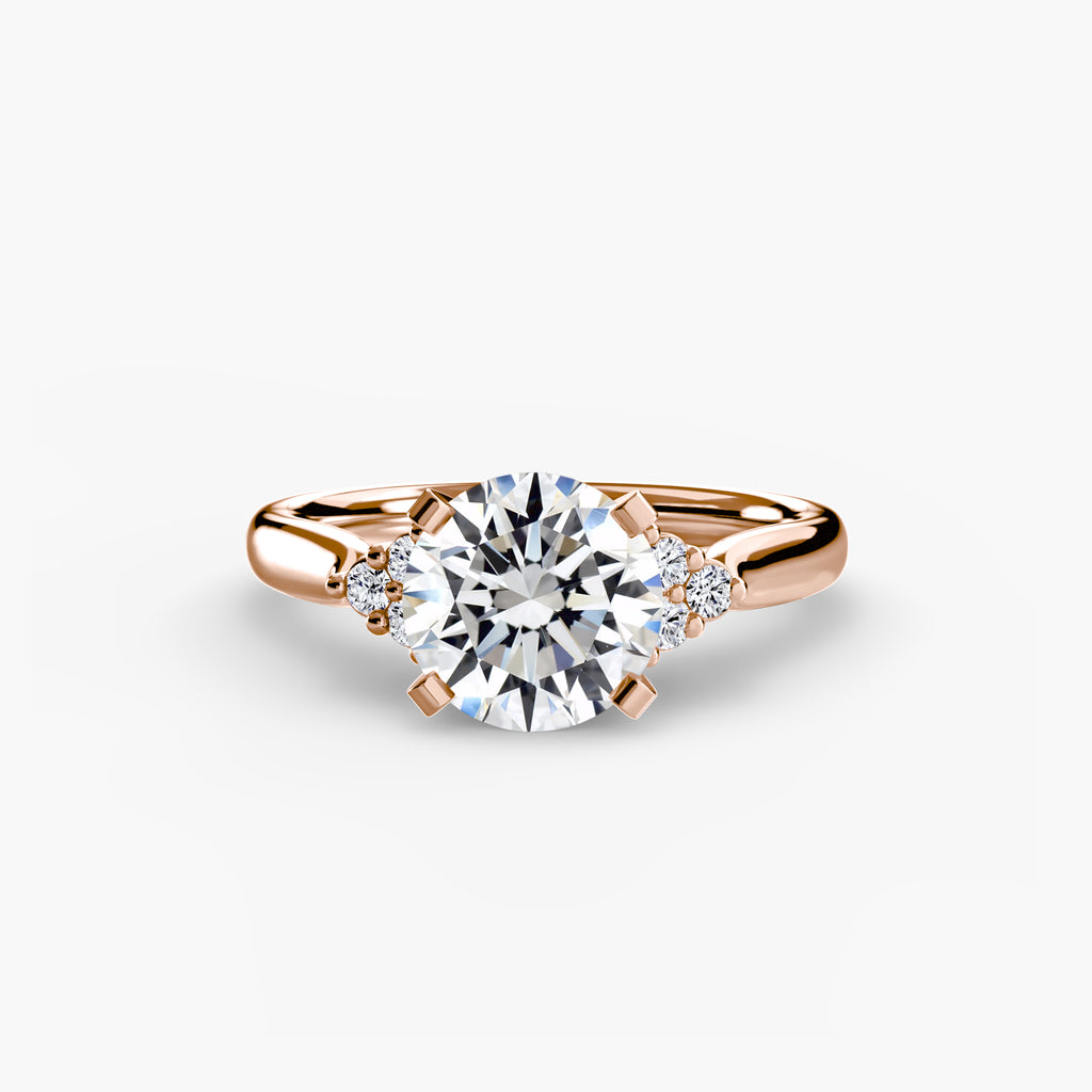 Diamond Accent Solitaire Engagement Ring – The Rosalie