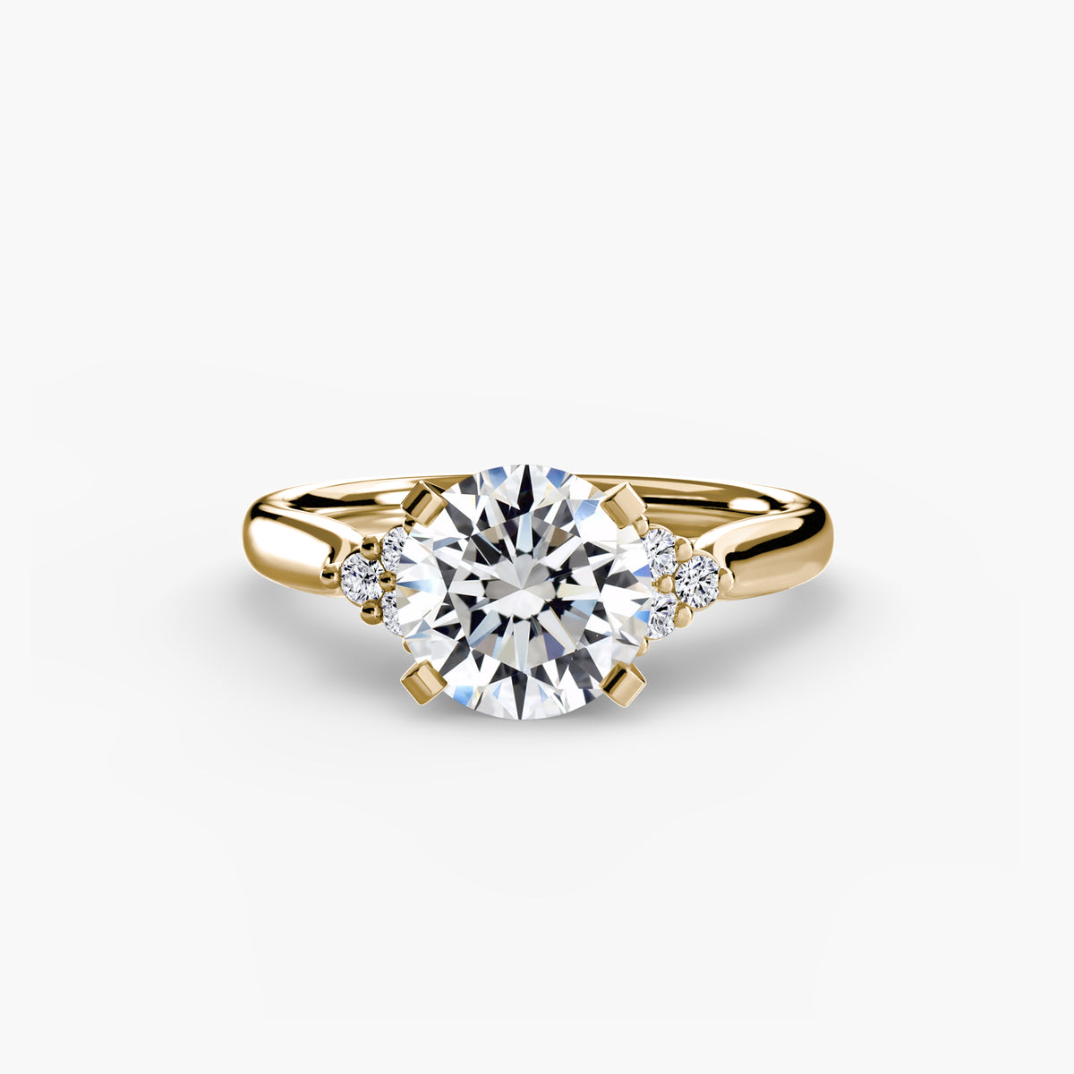 Diamond Accent Solitaire Engagement Ring – The Rosalie