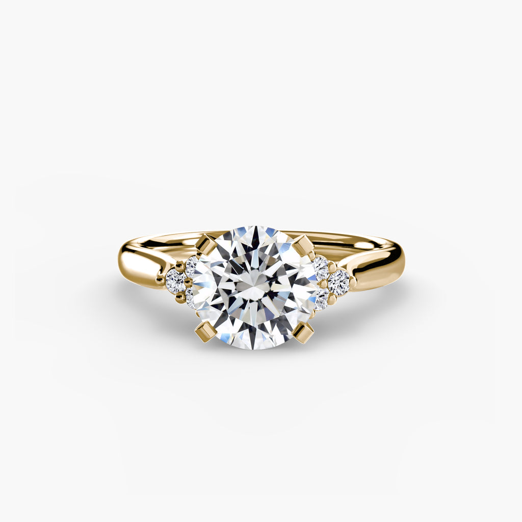 Diamond Accent Solitaire Engagement Ring – The Rosalie