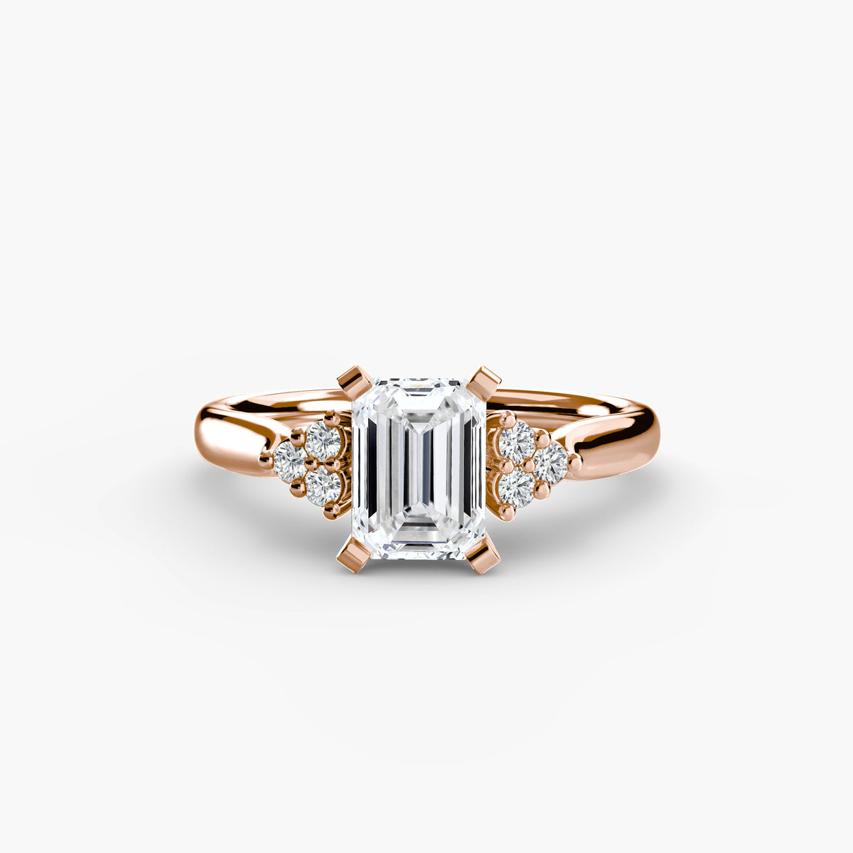 Diamond Accent Solitaire Engagement Ring – The Rosalie