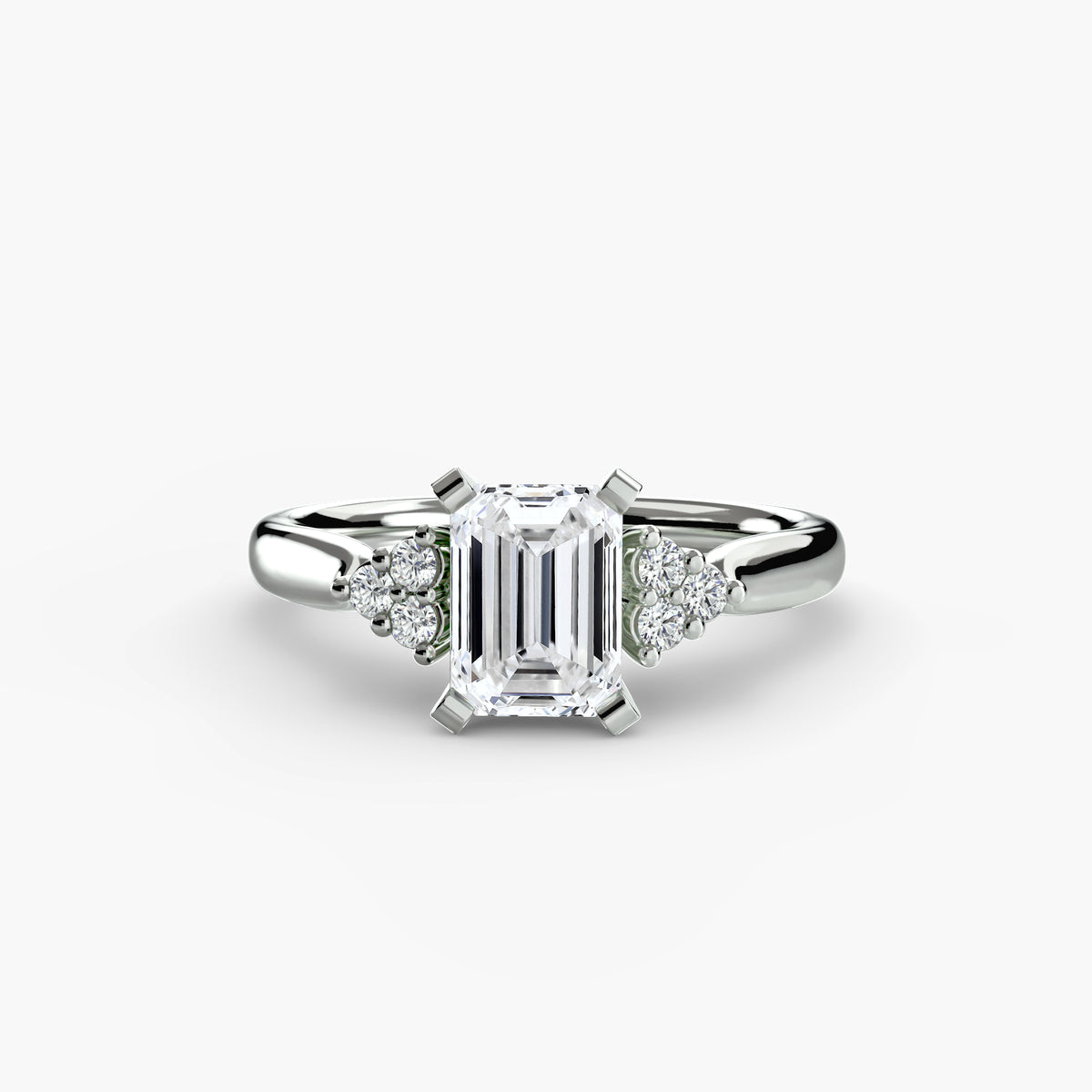 Diamond Accent Solitaire Engagement Ring – The Rosalie