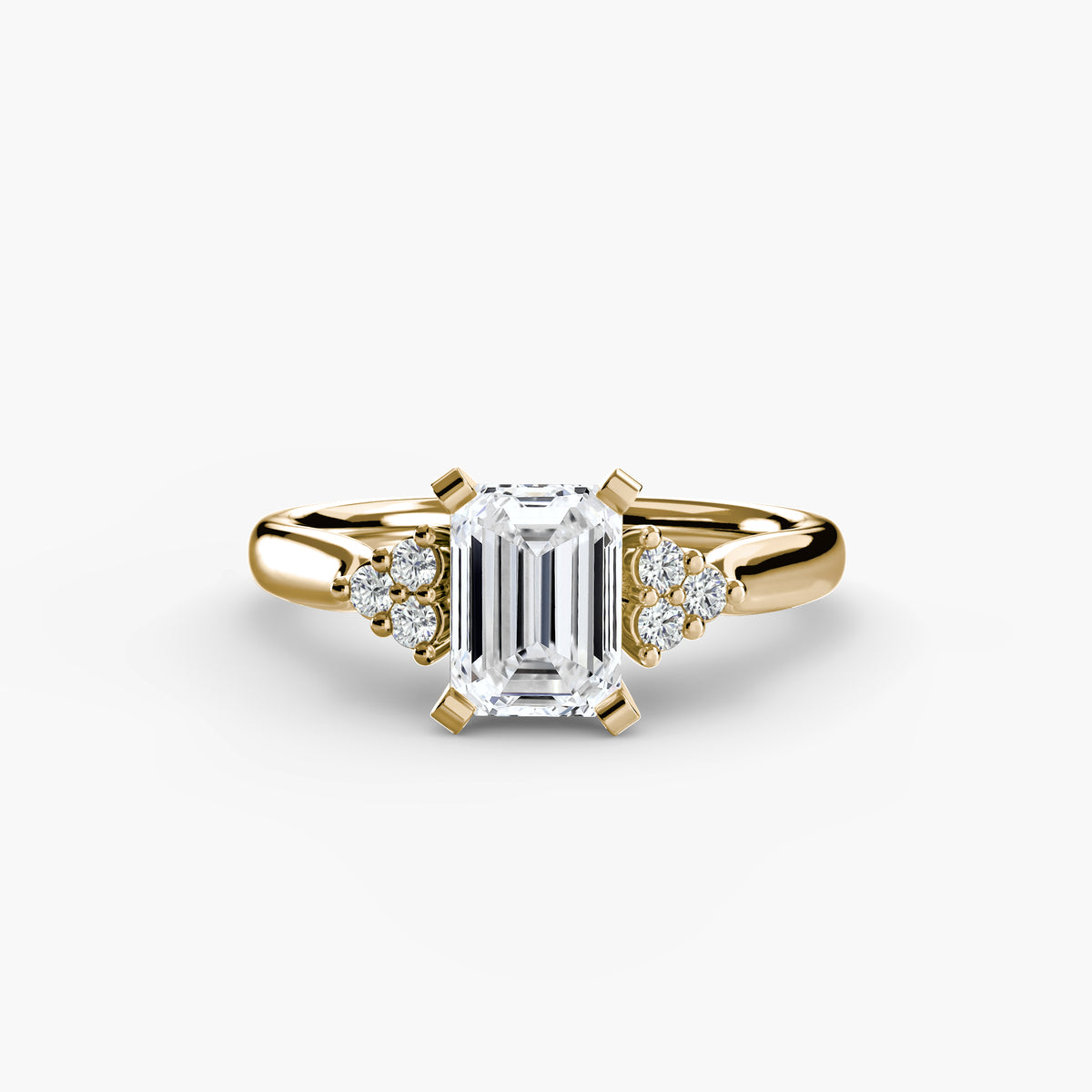 Diamond Accent Solitaire Engagement Ring – The Rosalie