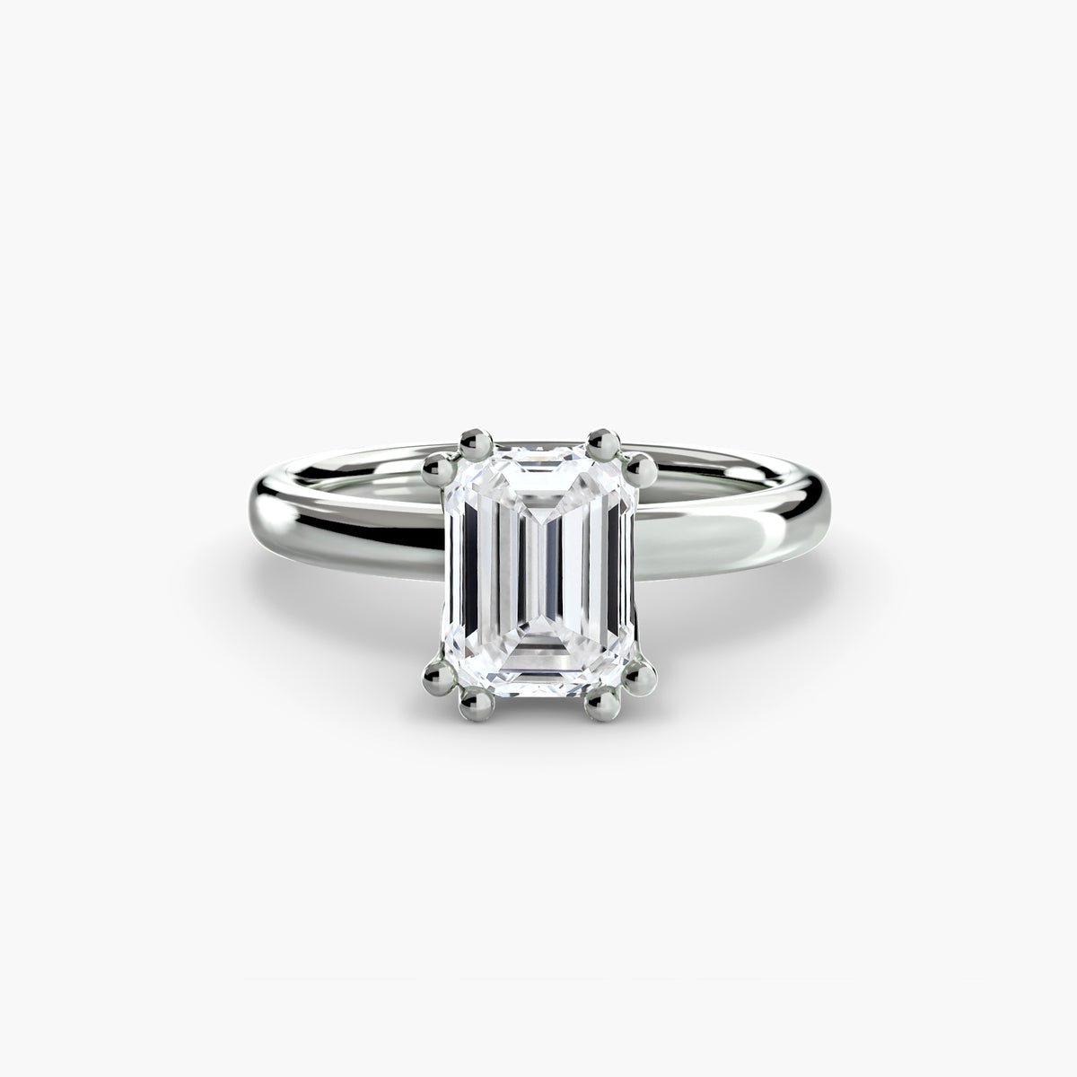 Four-Prong Solitaire Engagement Ring – The Adeline