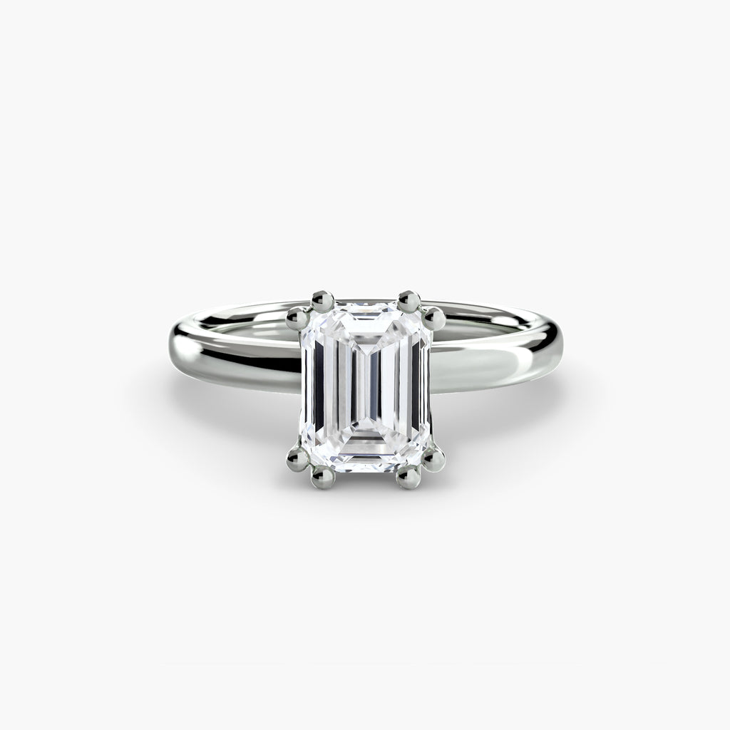 Four-Prong Solitaire Engagement Ring – The Adeline