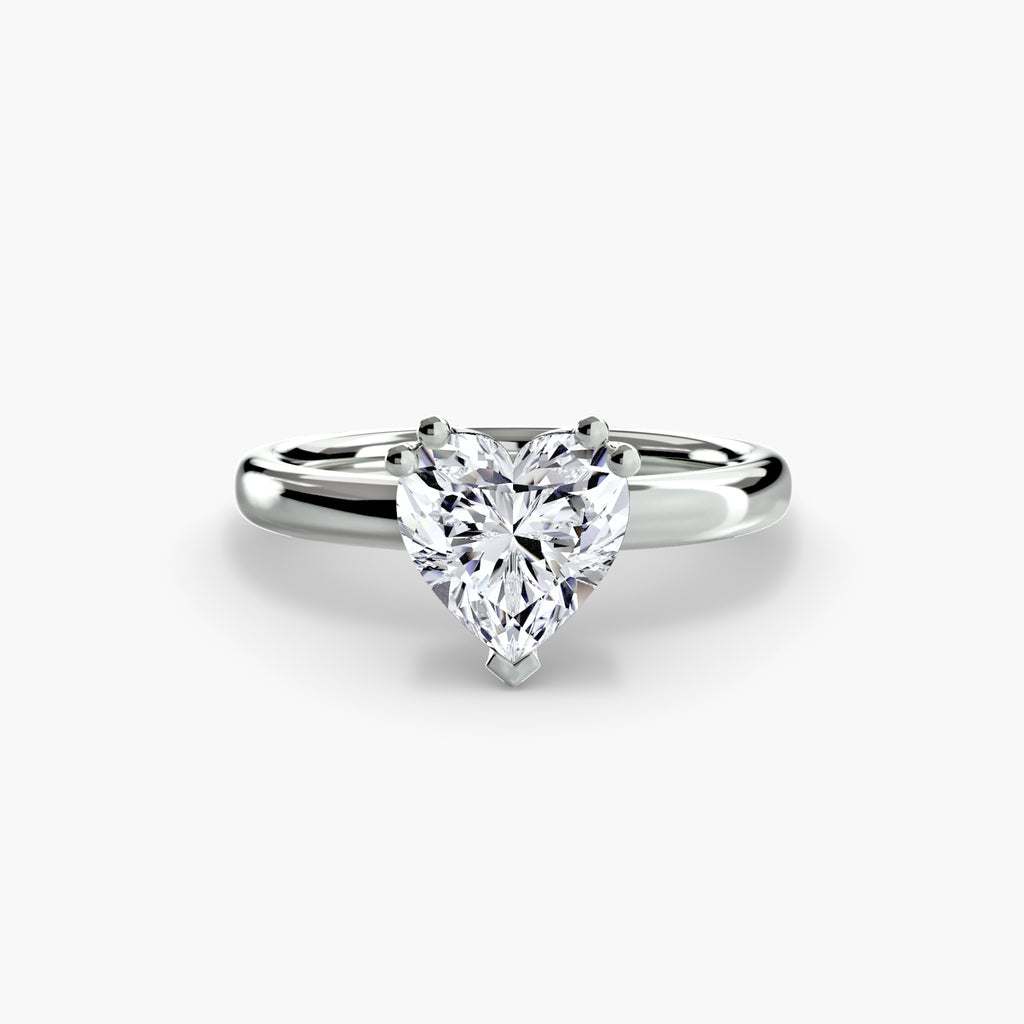 Four-Prong Solitaire Engagement Ring – The Adeline