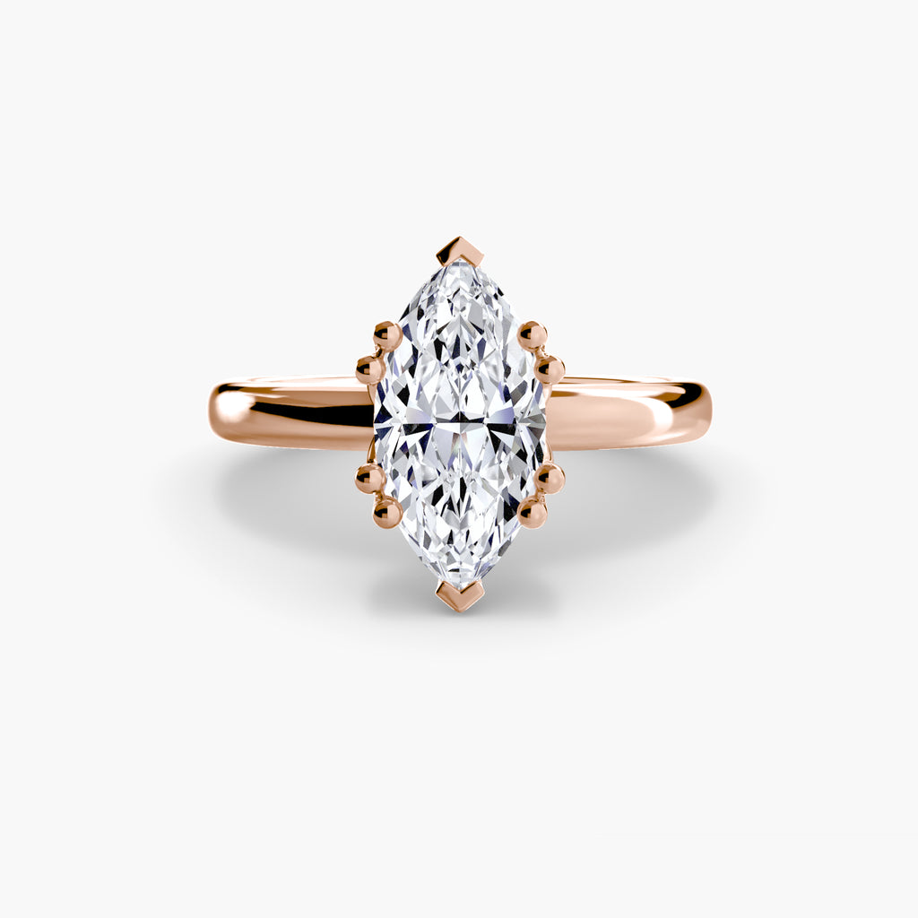 Four-Prong Solitaire Engagement Ring – The Adeline