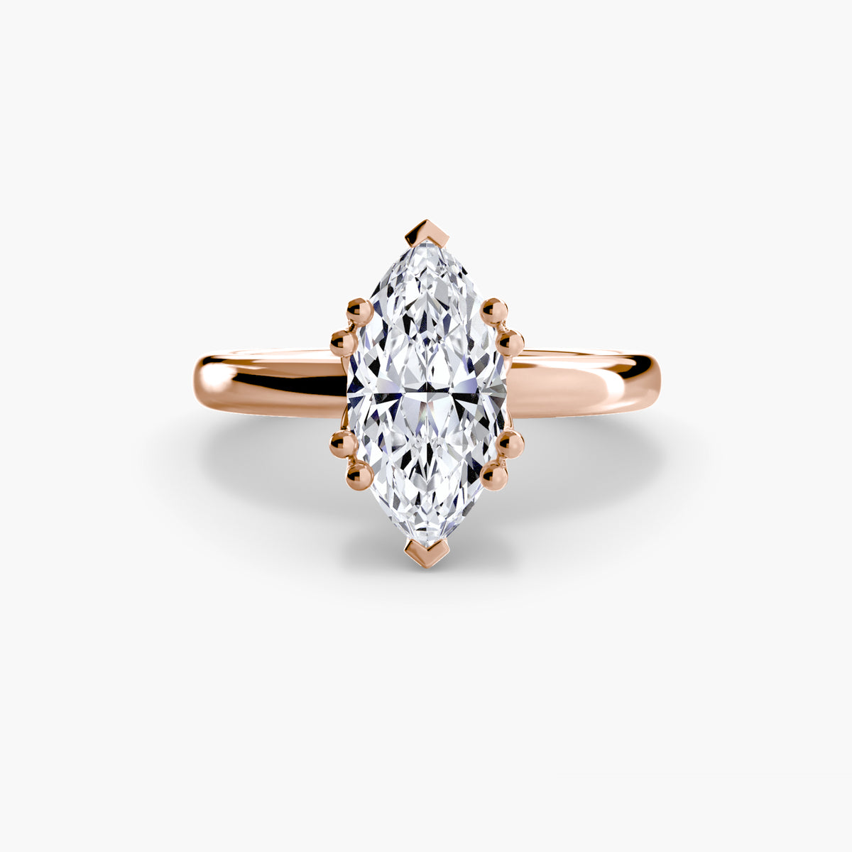 Four-Prong Solitaire Engagement Ring – The Adeline