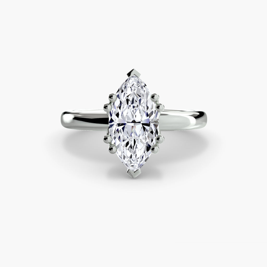 Four-Prong Solitaire Engagement Ring – The Adeline