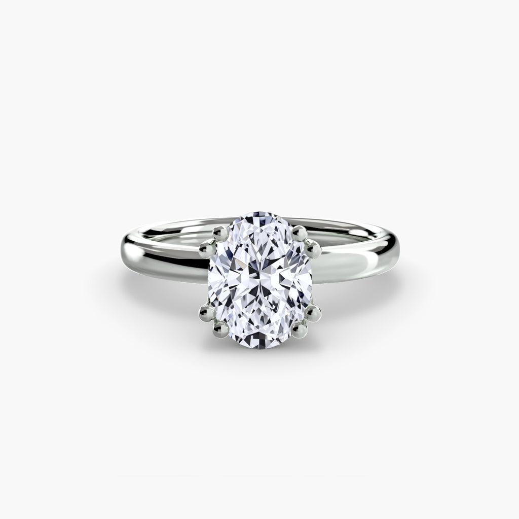 Four-Prong Solitaire Engagement Ring – The Adeline