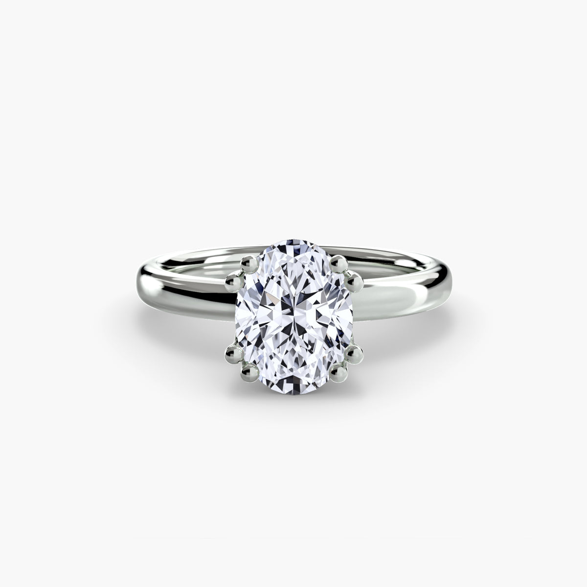 Four-Prong Solitaire Engagement Ring – The Adeline
