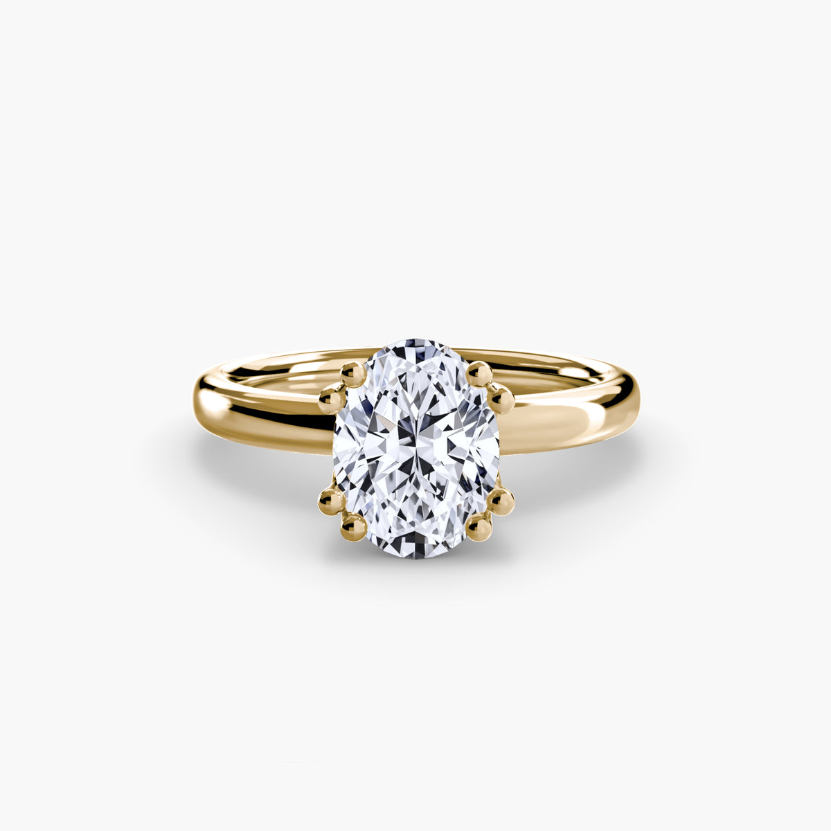 Four-Prong Solitaire Engagement Ring – The Adeline