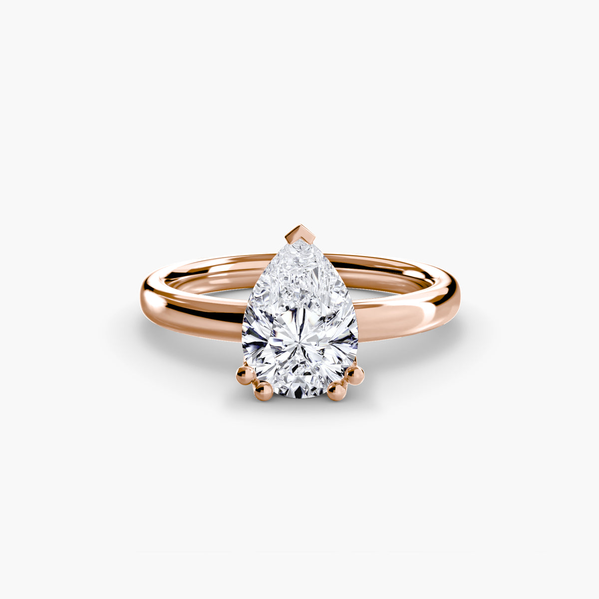 Four-Prong Solitaire Engagement Ring – The Adeline