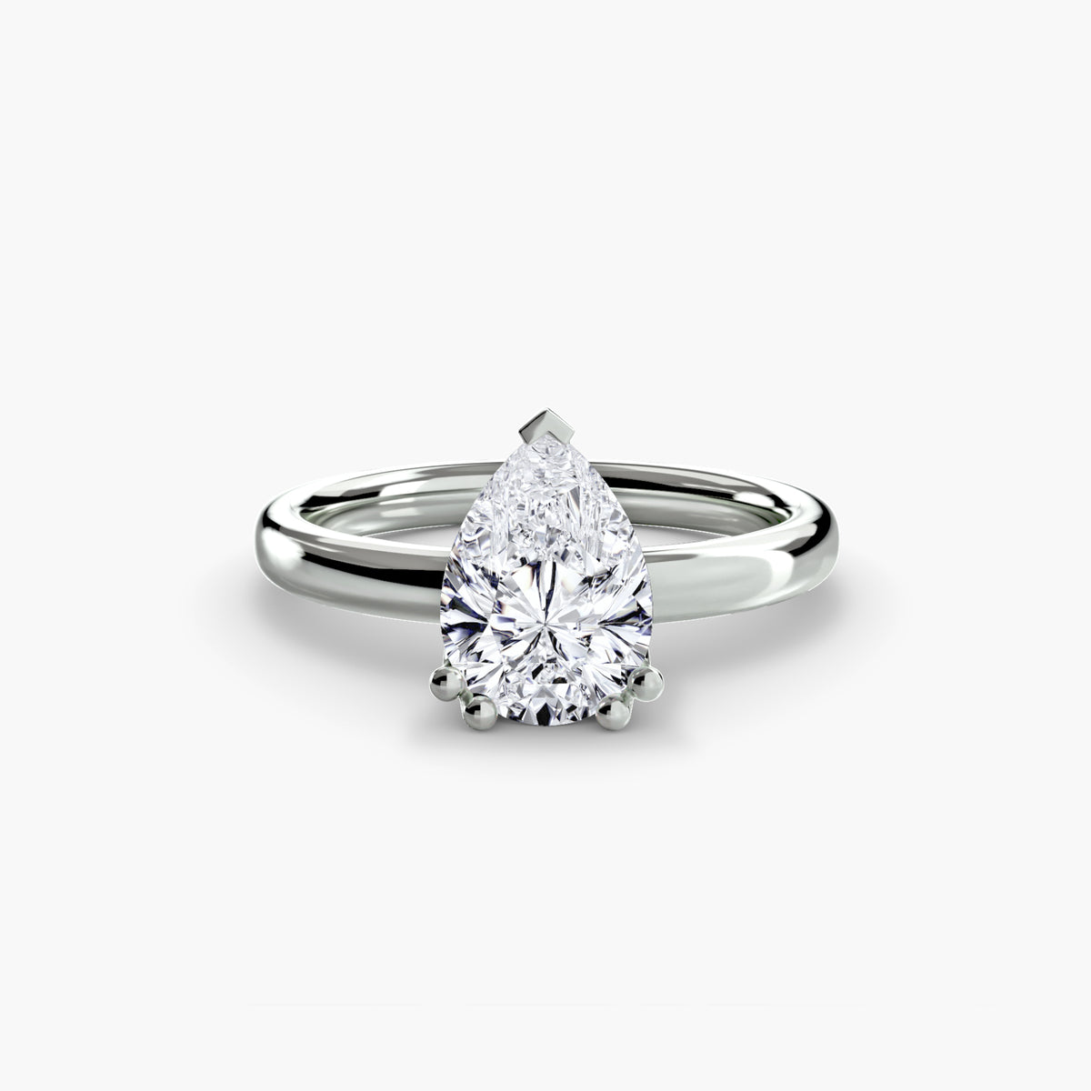 Four-Prong Solitaire Engagement Ring – The Adeline