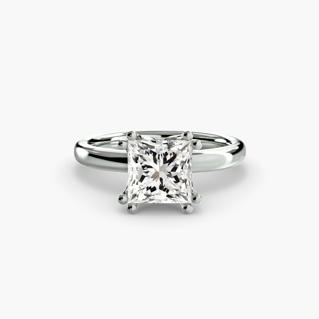Four-Prong Solitaire Engagement Ring – The Adeline