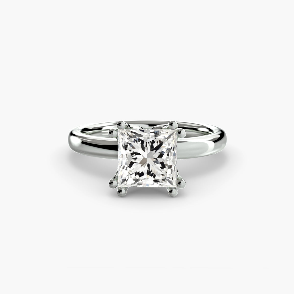 Four-Prong Solitaire Engagement Ring – The Adeline