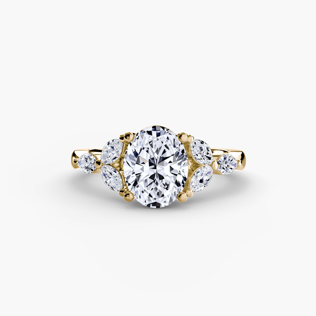 Vintage-Inspired Shoulder Engagement Ring – The Avignon