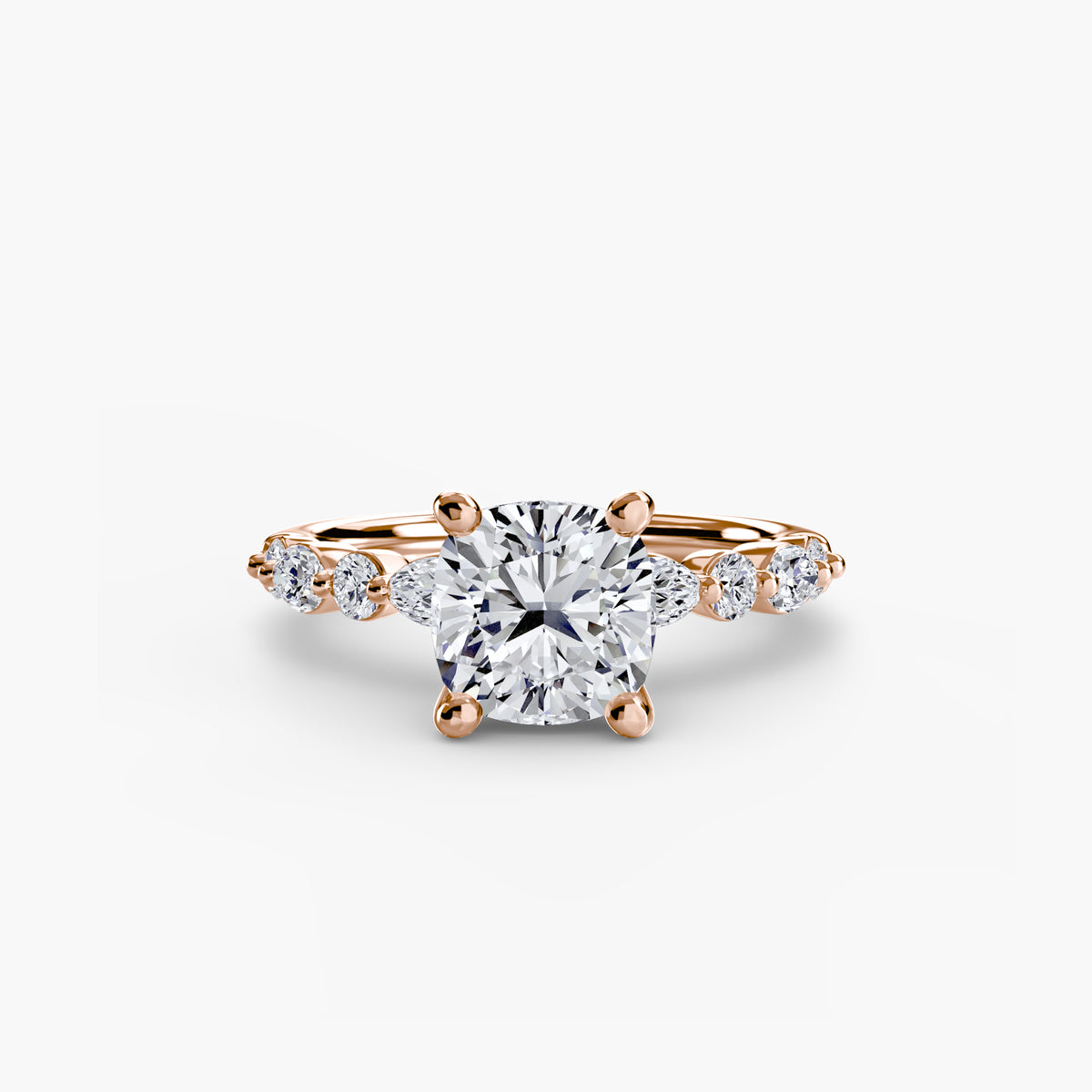 Scalloped Pavé Engagement Ring – The Delphine