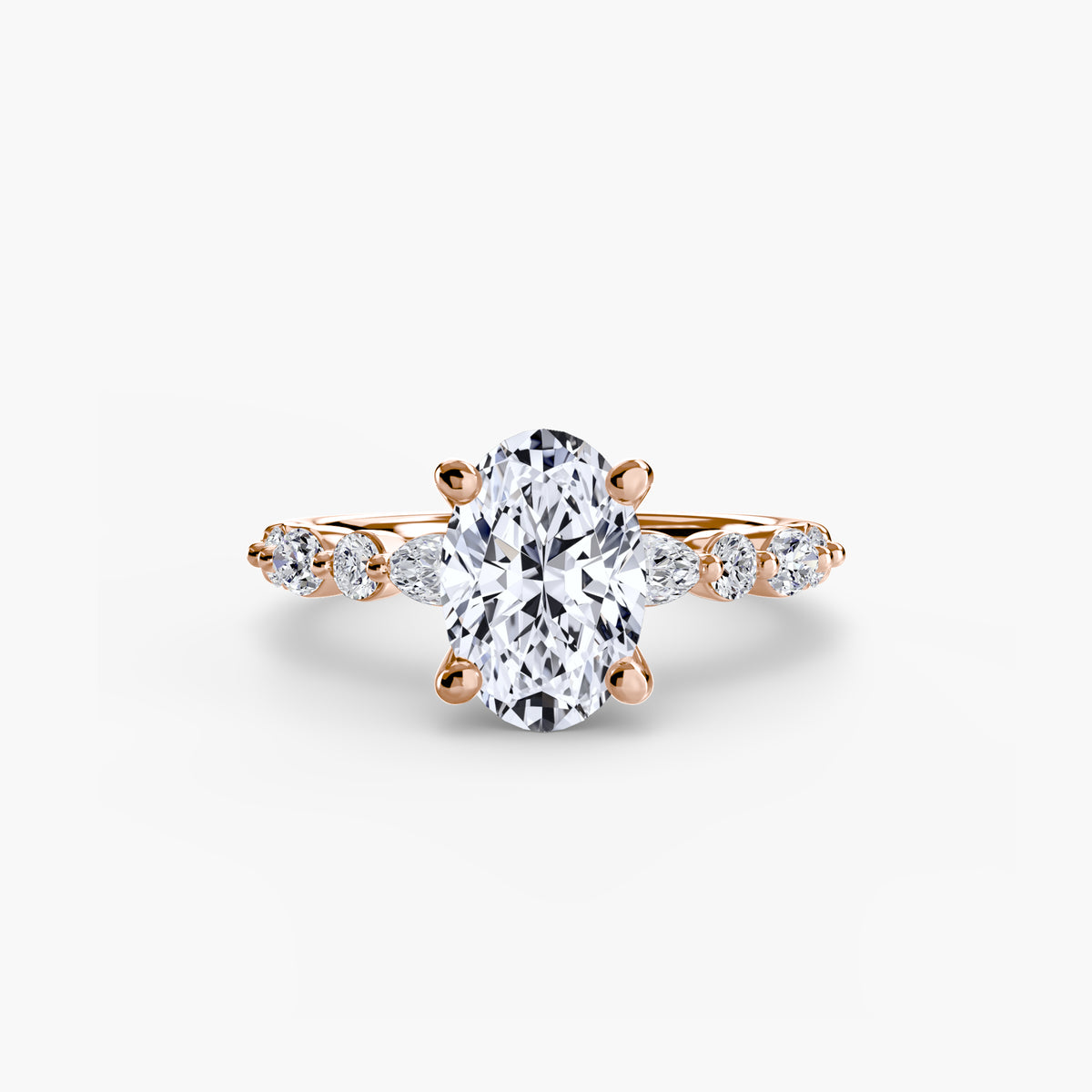 Scalloped Pavé Engagement Ring – The Delphine