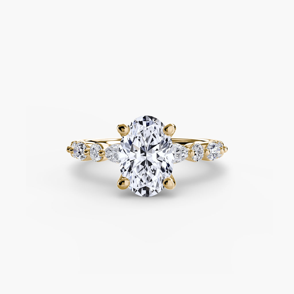 Scalloped Pavé Engagement Ring – The Delphine