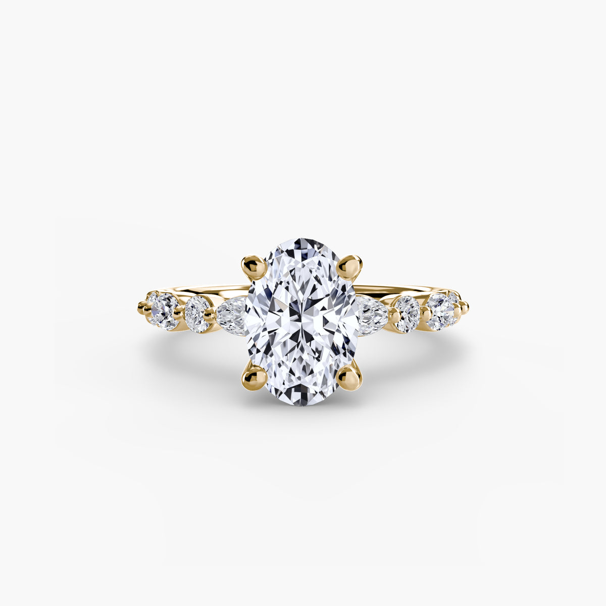 Scalloped Pavé Engagement Ring – The Delphine