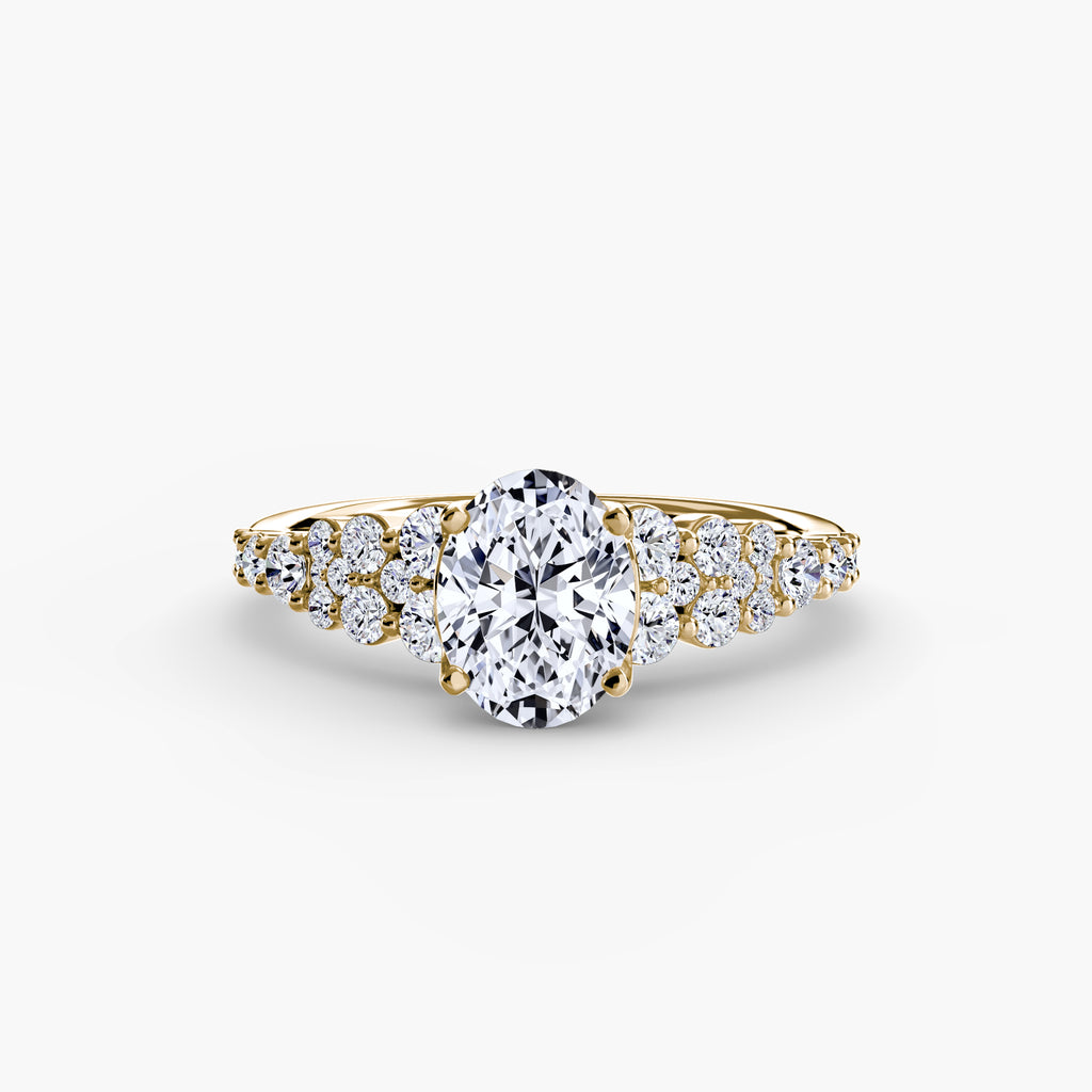Celestial Diamond Accent Engagement Ring – The Siena