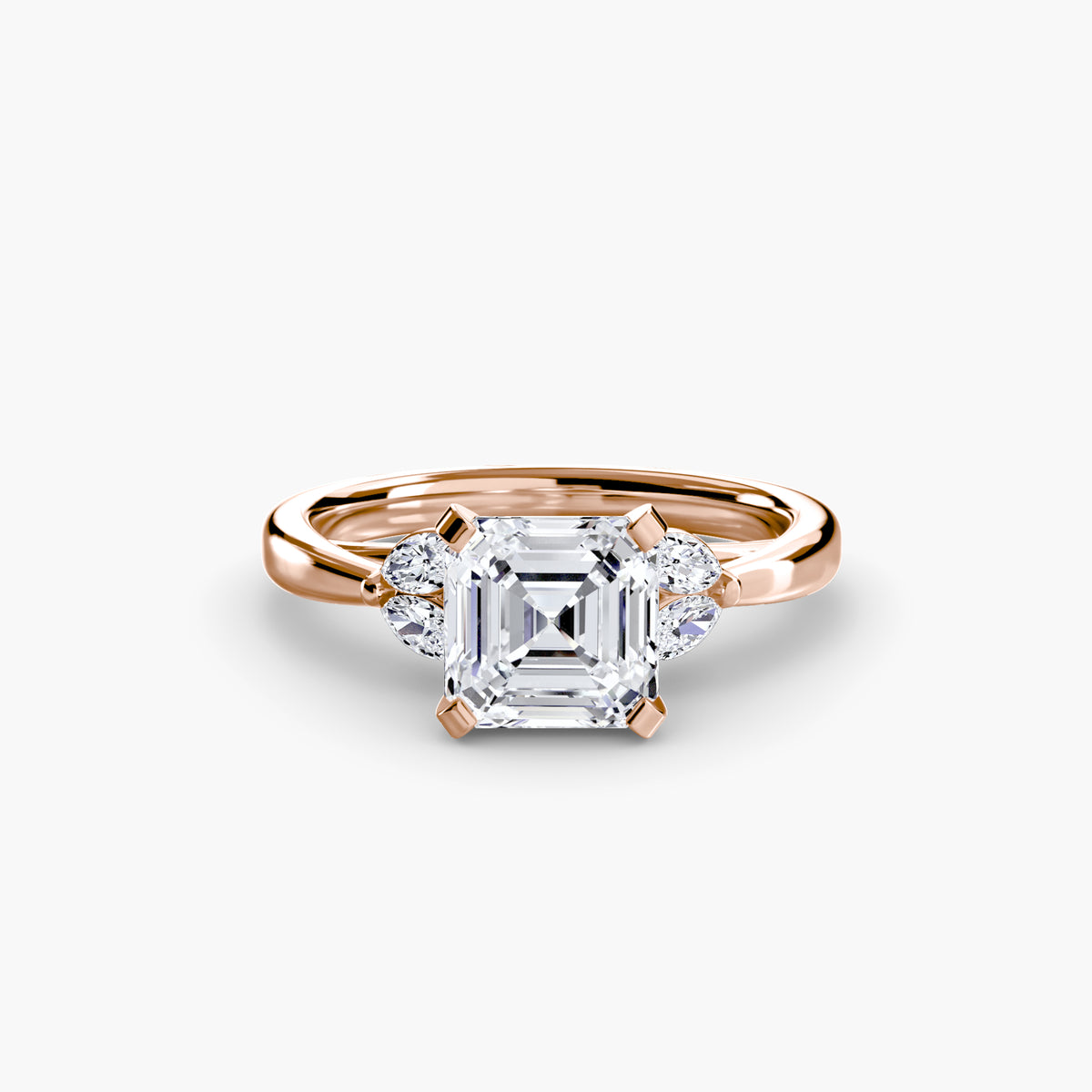 Vintage-Inspired Floral Engagement Ring – The Loire